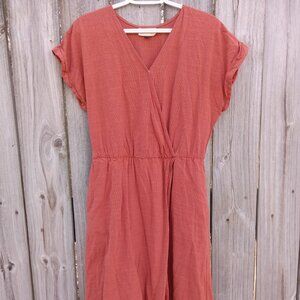 Wrap midi dress